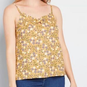ModCloth Spruced Up Summer Sleeveless Top Size Medium